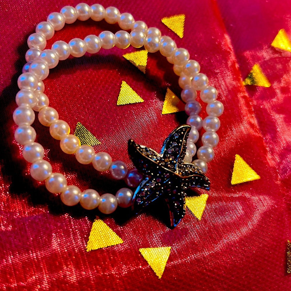 Starfish Pearl Bracelet